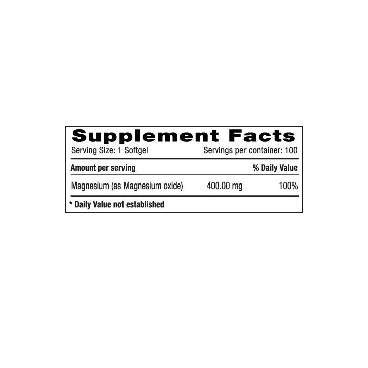 Magnesium 400 mg Natural Systems