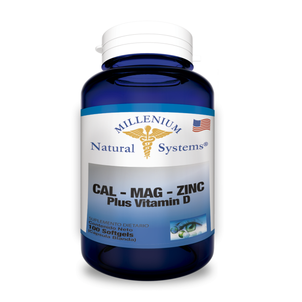 Cal-Mag-Zinc + Vitamina D Natural Systems