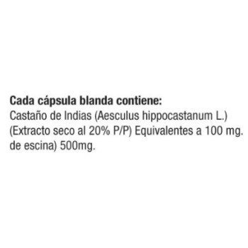 Castaño de Indias 500 mg Natural Systems 2