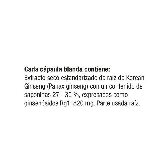 Korean Ginseng 820 mg Natural Systems