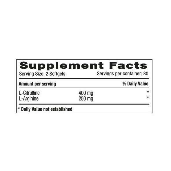 L Citruline + L Arginina Natural Systems