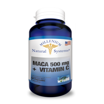 Maca 500 mg + Vitamina C Natural Systems