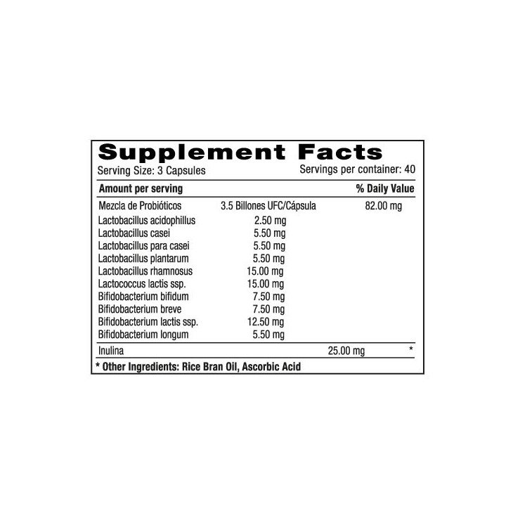 Probióticos Cápsulas Natural Systems