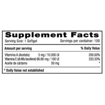 Vitamina A & E Natural Systems 2