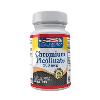 Chromium Picolinate 200 mcg Healthy America