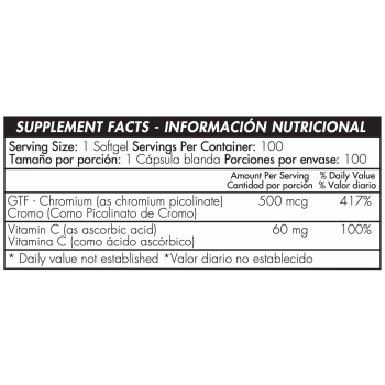 GTF Chromium Picolinate 500 mcg Healthy America 2