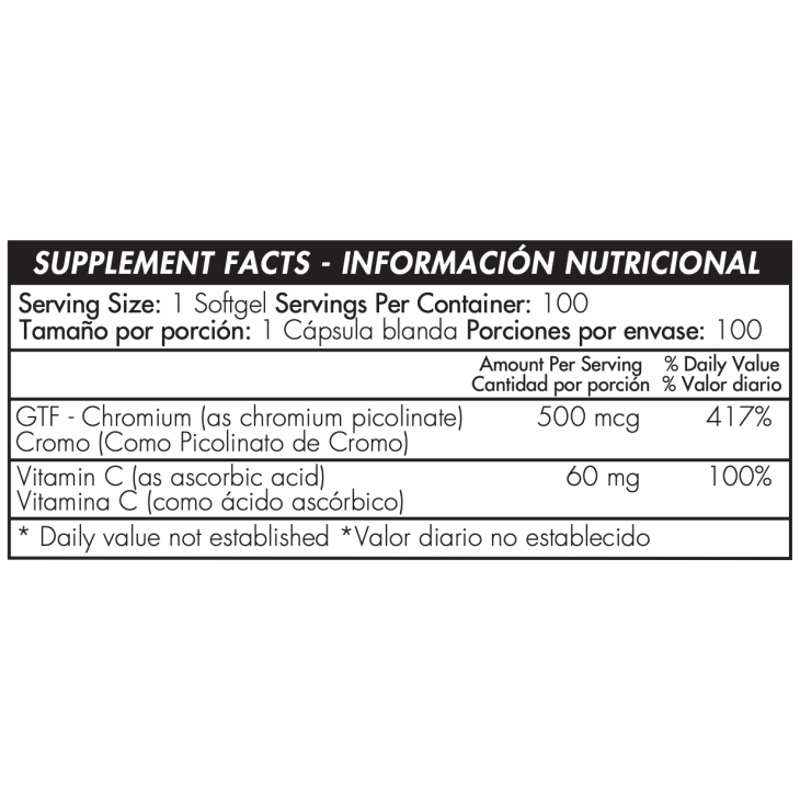 GTF Chromium Picolinate 500 mcg Healthy America