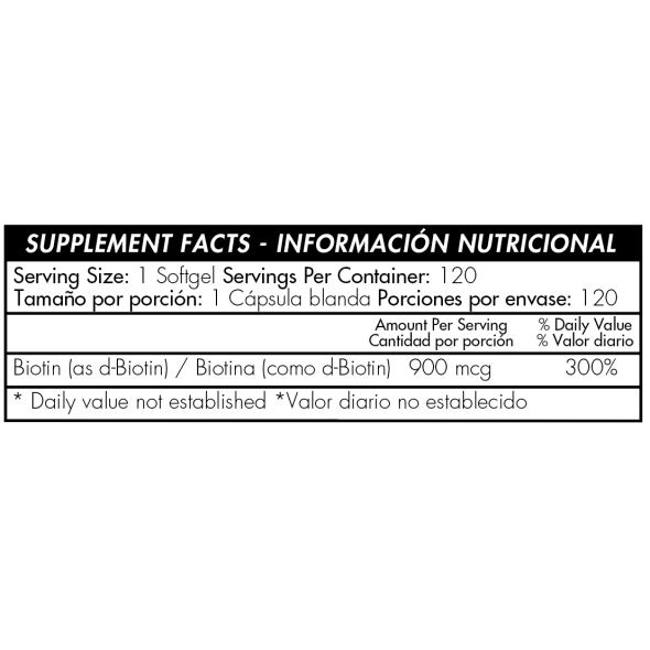 Biotin 900 mcg Healthy America