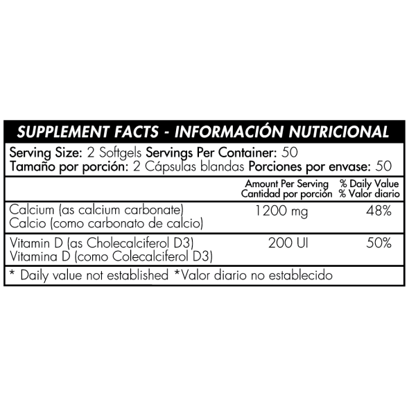 Calcium 1200 mg Healthy America