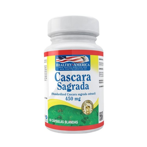 Cascara Sagrada 450 mg Healthy America