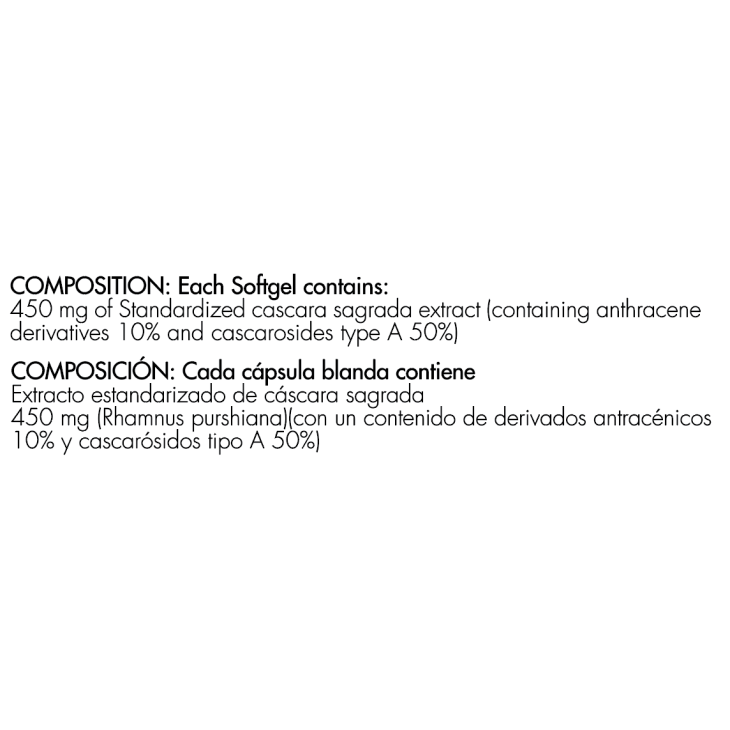 Cascara Sagrada 450 mg Healthy America
