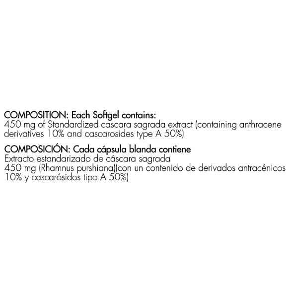 Cascara Sagrada 450 mg Healthy America