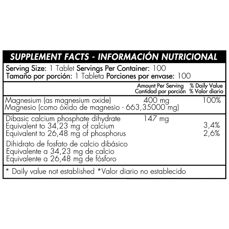 Oxido Magnesio Healthy America