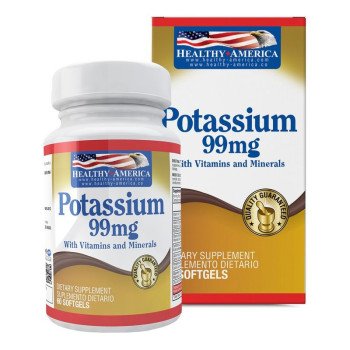 Potassium + Vitaminas Softgel Healthy America