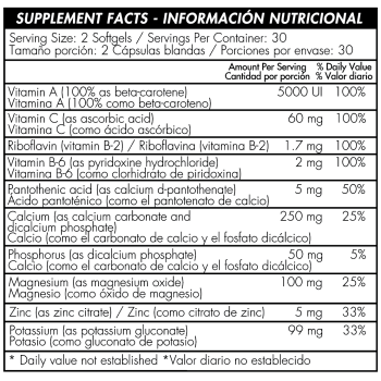 Potassium + Vitaminas Softgel Healthy America 2