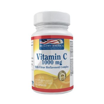 Vitamina C 1000 mg Cápsulas Healthy America