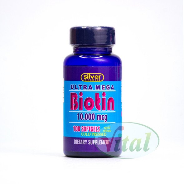 Biotin 10.000 mcg Silver Vitamins