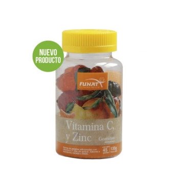 Vitamina C + Zinc Gomas Funat