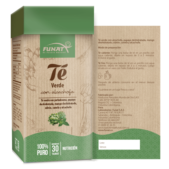 Té Verde con Alcachofa Funat