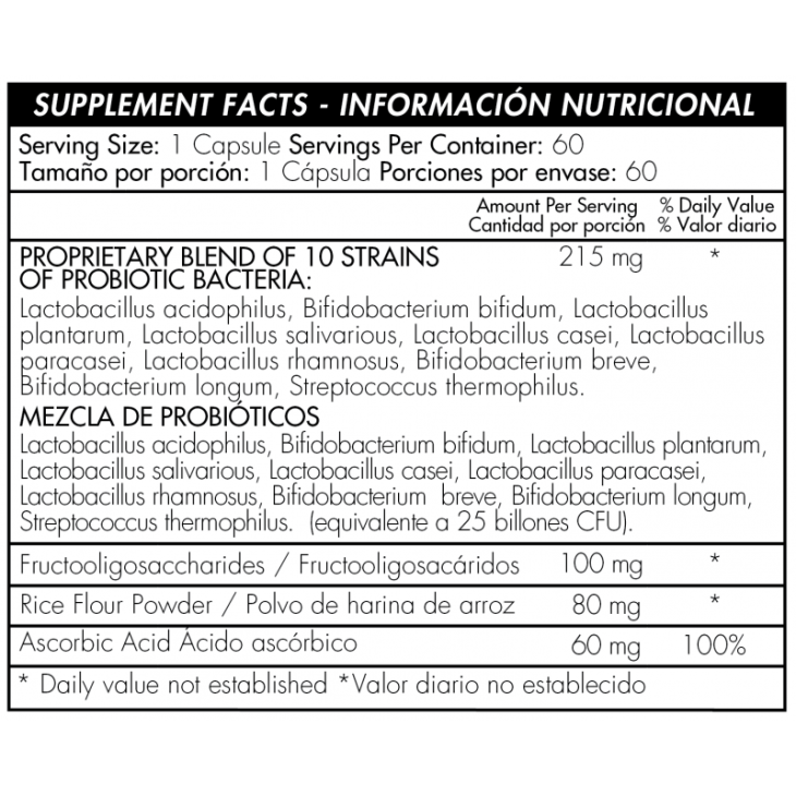 Enterophyllus (Probióticos y Prebióticos) Healthy America