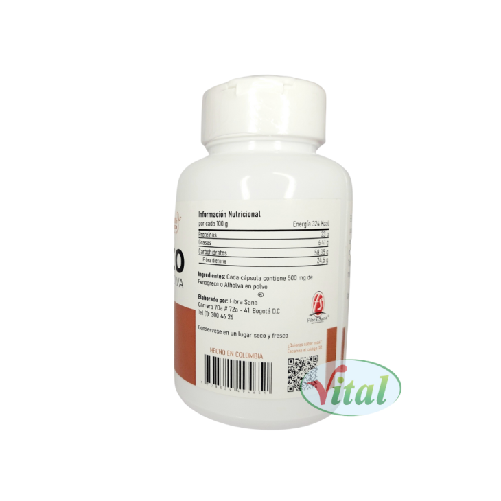 Fenogreco Capsulas Fibras