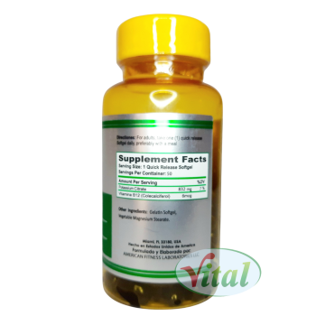 Potassium 820 mg Silver Vitamins 2