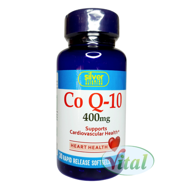 Coq10 400 mg Silver Vitamins