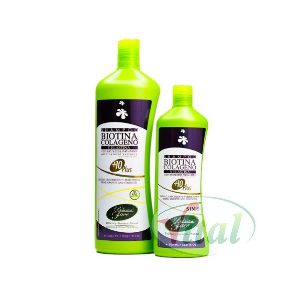 Shampoo Biotina Colágeno & Elastina Botanica Face