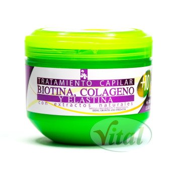 Tratamiento Capilar Biotina, Colágeno & Elastina Botanica Face