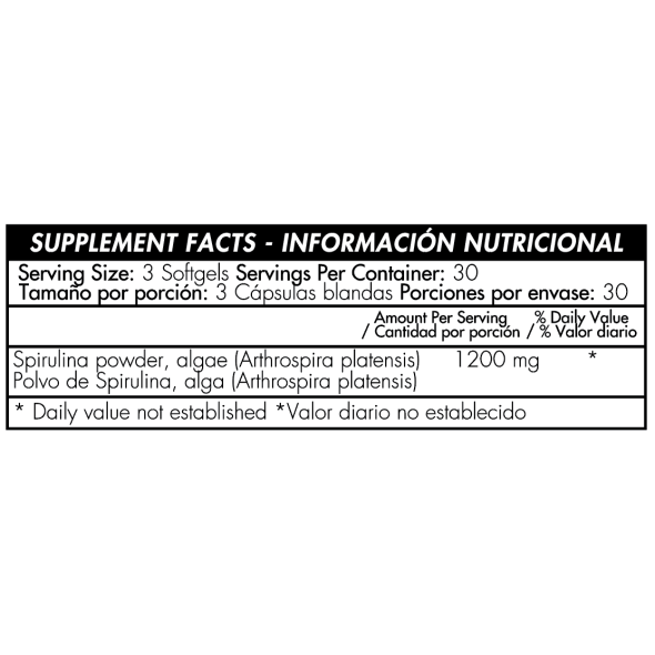 Spirulina 400 mg Healthy America