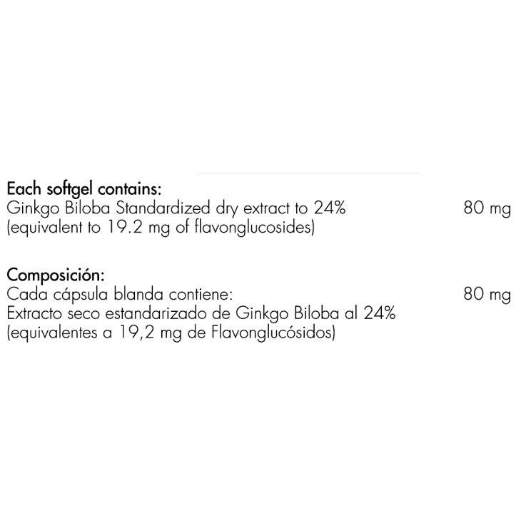 Ginkgo Biloba 80 mg Healthy America