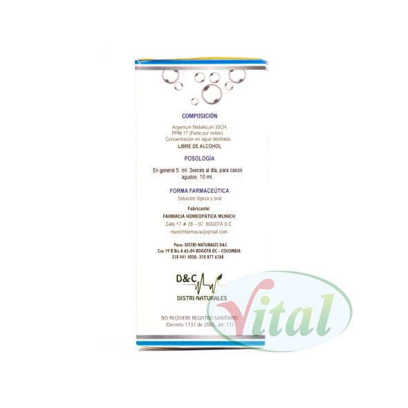Plata Coloidal Jarabe D&C