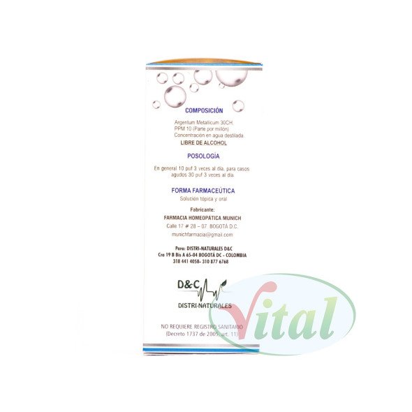 Plata Coloidal Spray D&C