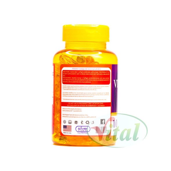 Vitamina E 1000 IU Silver Vitamins