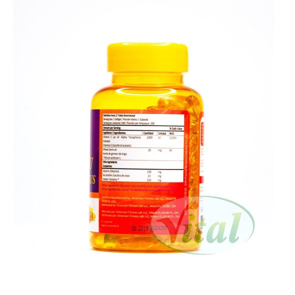 Vitamina E 1000 IU Silver Vitamins