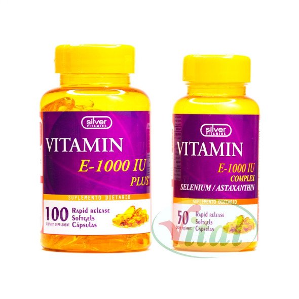 Vitamina E 1000 IU Silver Vitamins