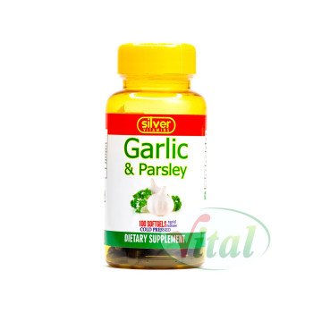 Garlic & Parsley (Ajo + Perejil) 2500 mg Silver Vitamins