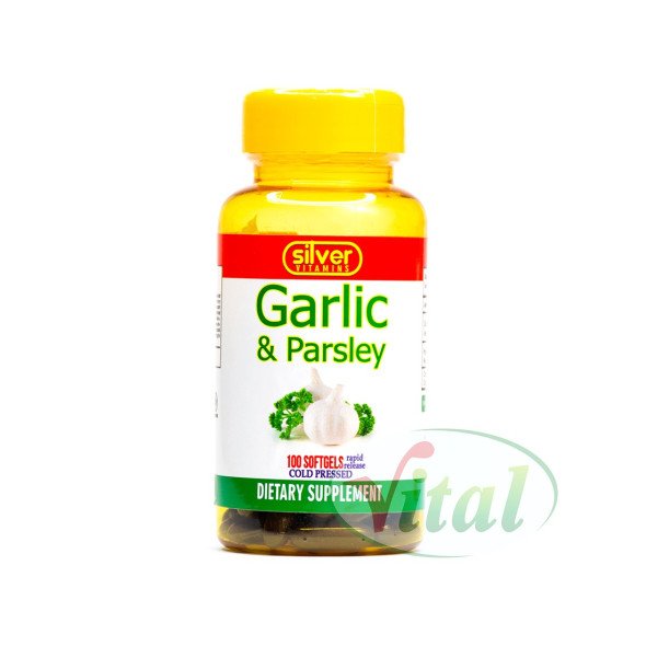 Garlic & Parsley (Ajo + Perejil) 2500 mg Silver Vitamins
