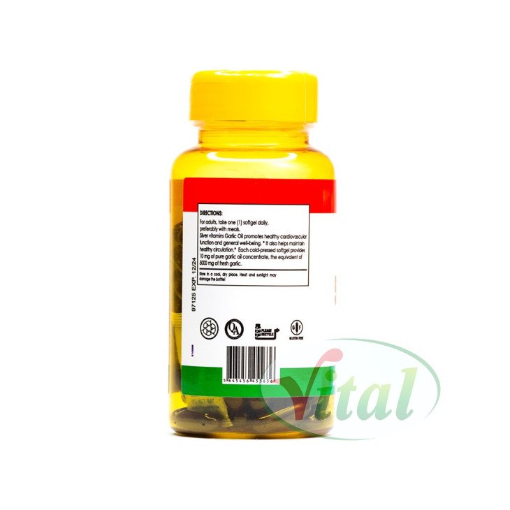 Garlic (Ajo) 5000 mg Silver Vitamins