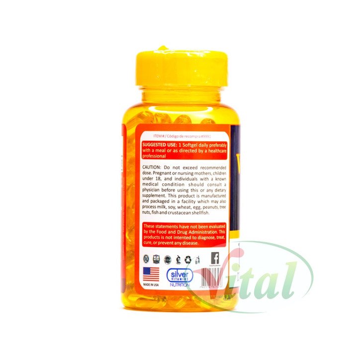 Vitamina D3 10.000 IU Silver Vitamins