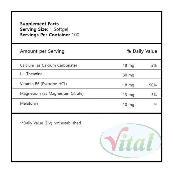 Melatonina 10 mg Silver Vitamins