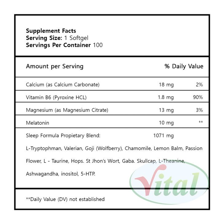 Sleep Dreams Formula Silver Vitamins